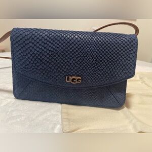 UGG Midnight Blue Textured Purse
